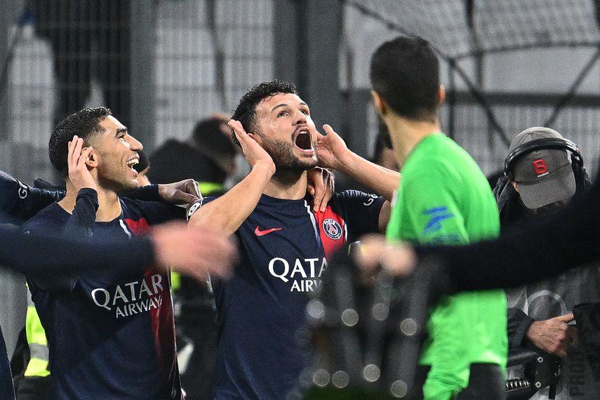 PSG vence al Olympique de Marsella en el Clásico