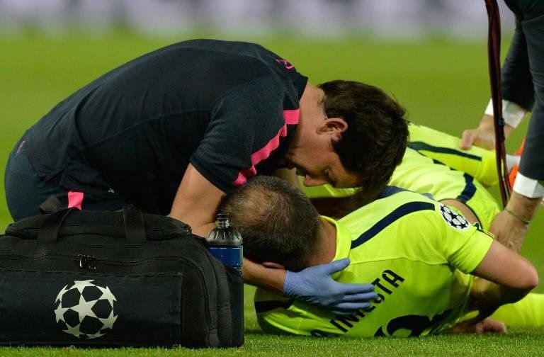 Iniesta recibe el alta y estará disponible para ante el PSG