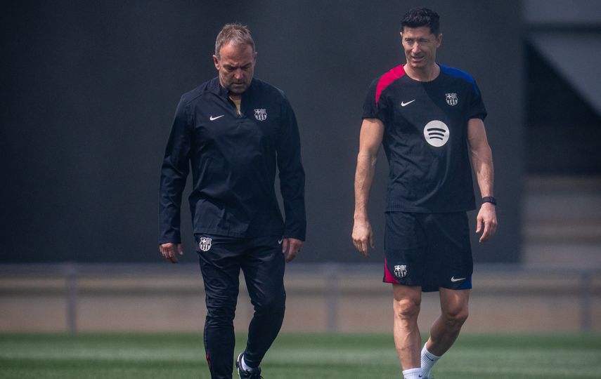 FC Barcelona: Robert Lewandowski se incorpora a los entrenamientos