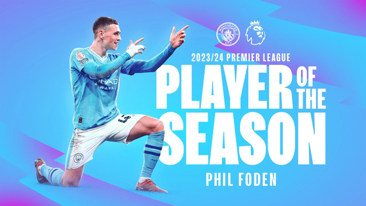 Phil Foden, elegido como le Mejor Jugador de la temporada en la Premier League