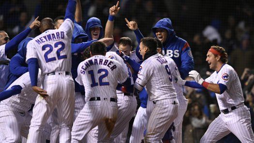 Cachorros vencen a Marlins con jonrón de Bryant en la 9na