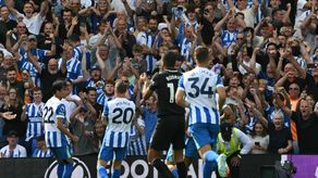 El Brighton le remontó al Manchester City en la Premier League