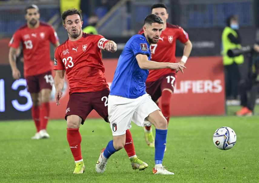 Italia y Suiza empatan y se jugarán el pase el Mundial en la última fecha
