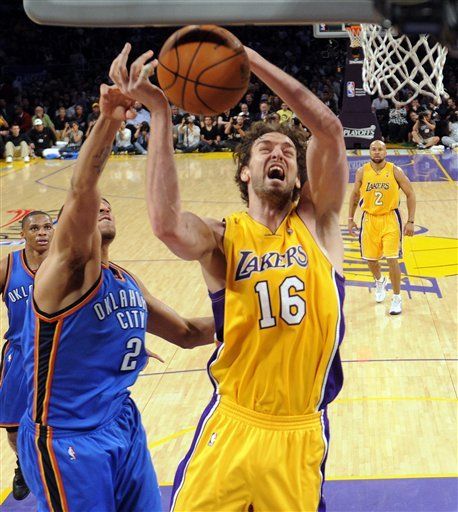 NBA: Lakers 111, Thunder 87; Los Angeles aventaja 3-2
