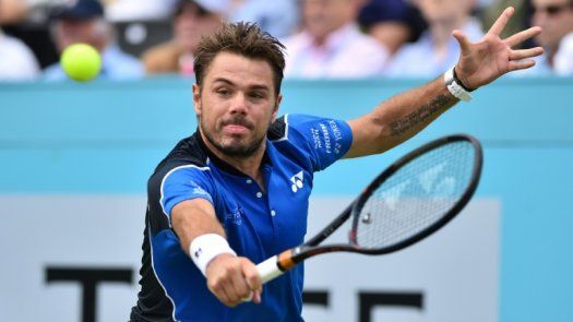 Wawrinka cede ante Querrey en segunda ronda de Queens
