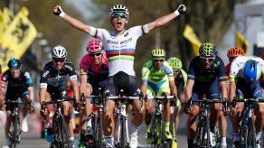 Victoria del polaco Michal Kwiatkowski en la Amstel Gold Race