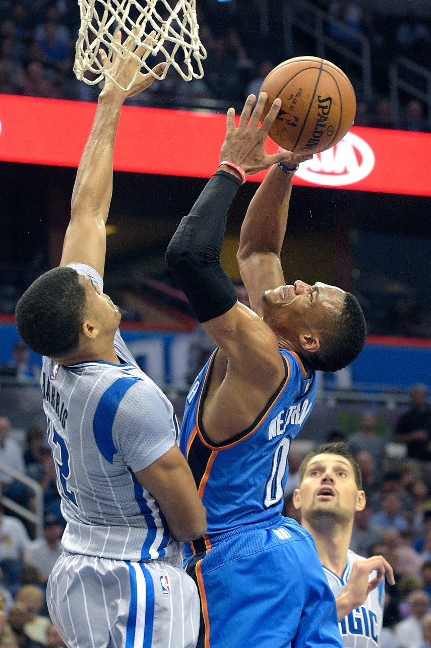 Westbrook y Durant lucen en remontada de Thunder ante Magic