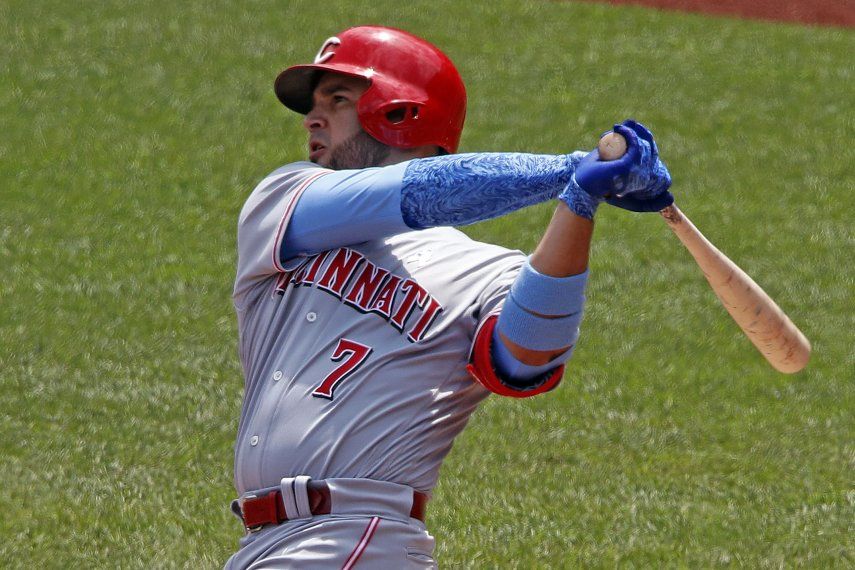 Venezolano Suárez jonronea y Rojos ganan 8-6 a Piratas