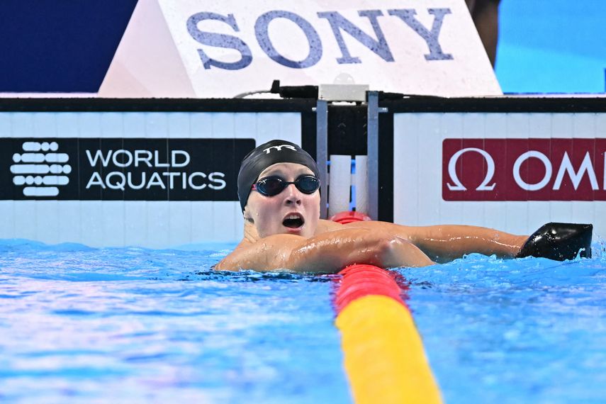 Katie Ledecky gana por 7ª vez título mundial de natación de 800m libre