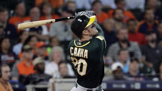 Canha produce 2 y Atléticos ganan 6-4 a Astros