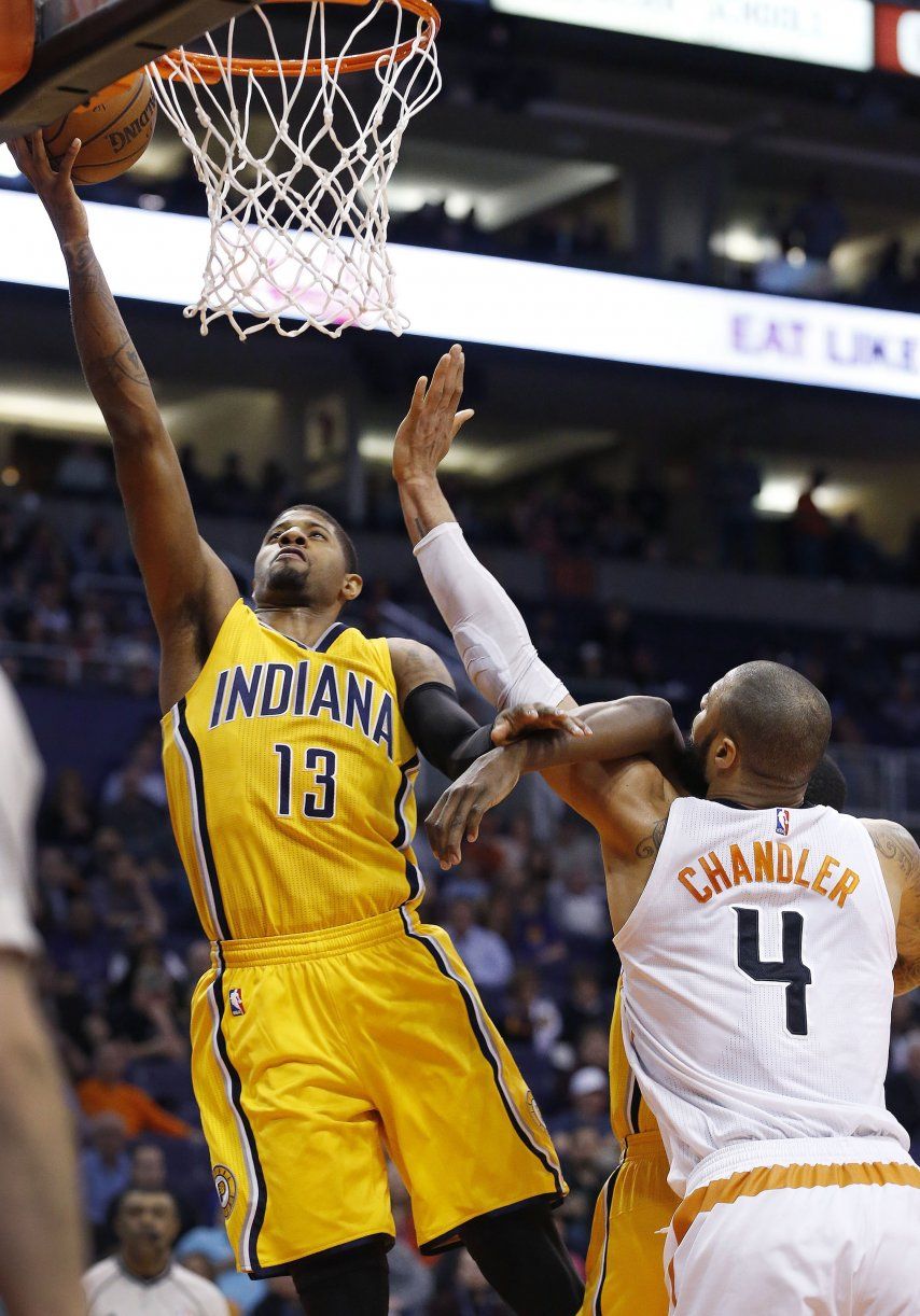 Ellis y George guían a Pacers a triunfo sobre Suns