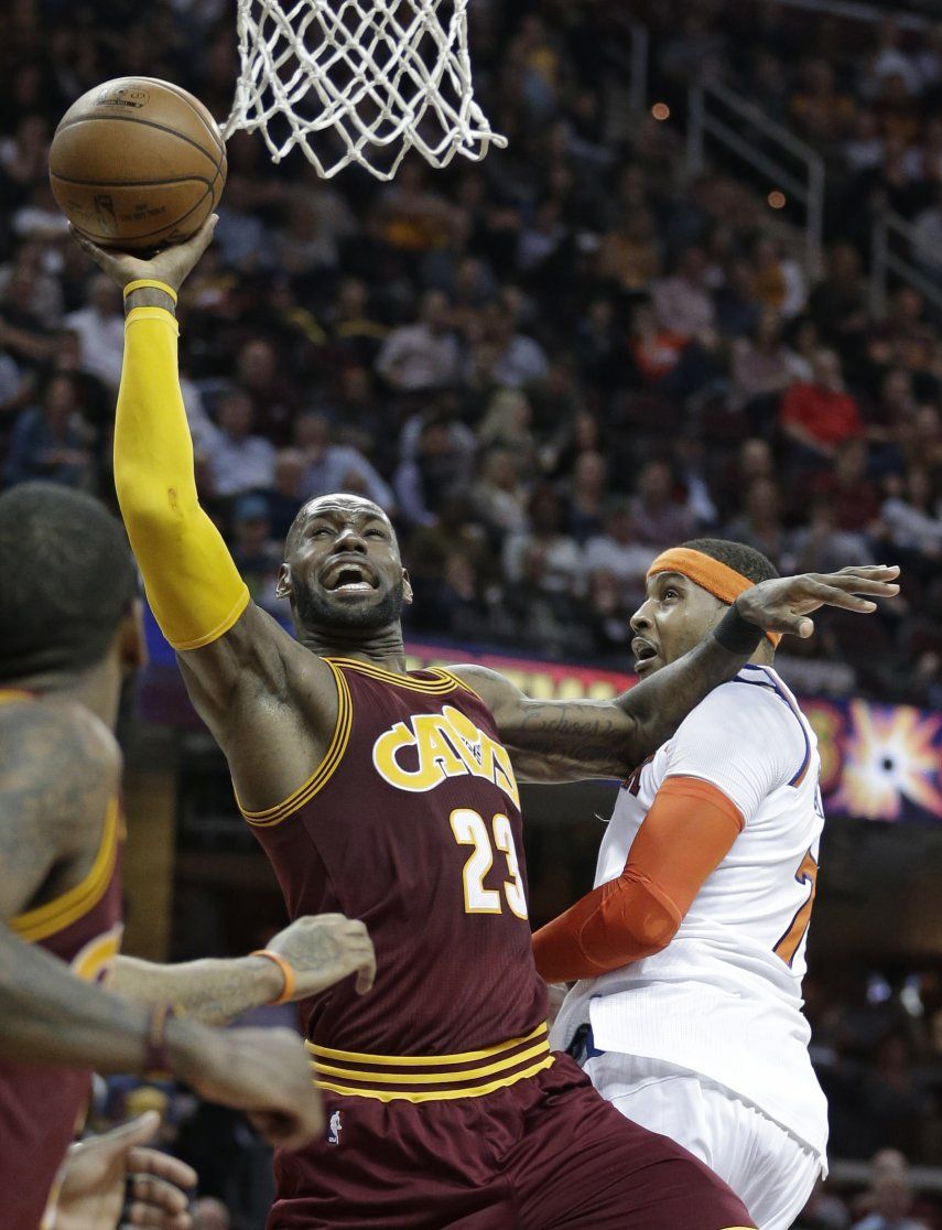 LeBron en duda para partido contra Bulls