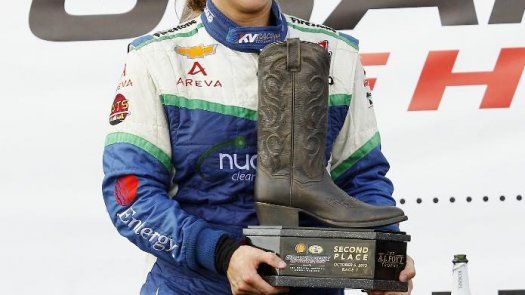 La suiza De Silvestro entrena con un monoplaza de Fórmula 1 Sauber