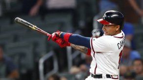 Johan Camargo conectó su cuarto cuadrangular del año