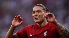 Póker de goles de Darwin Núñez en victoria del Liverpool