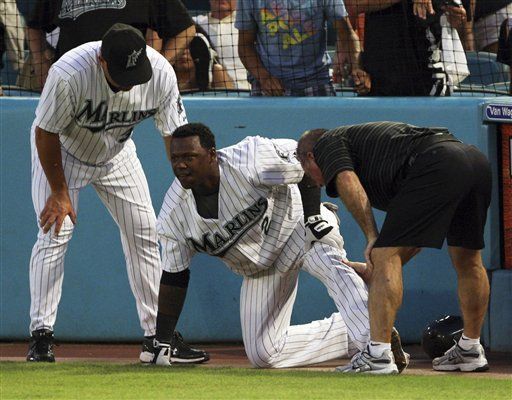 Hanley Ramí­rez deja partido con rodilla golpeada