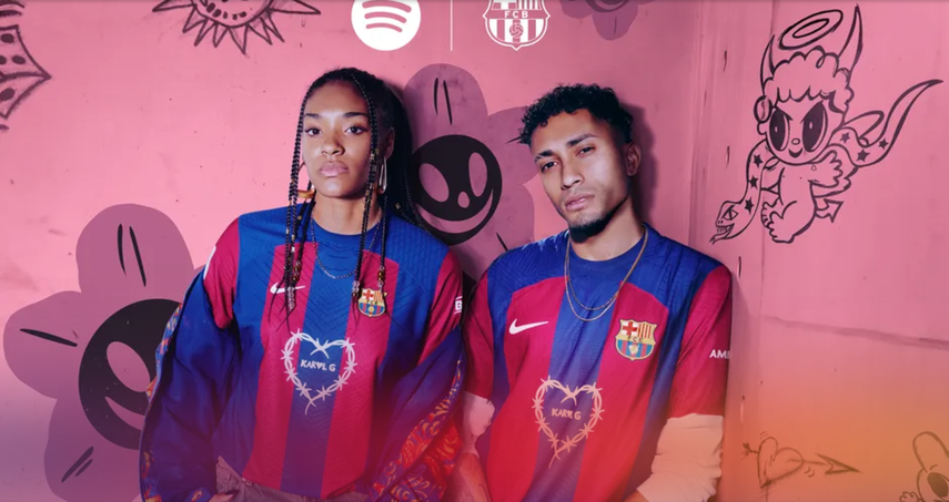 La camiseta del FC Barcelona tendrá el logo de Karol G para El Clásico