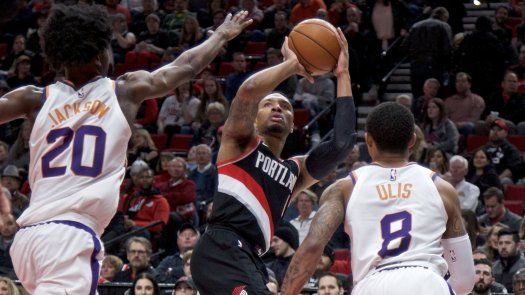 Con 31 de Lillard, Blazers doblegan a Suns