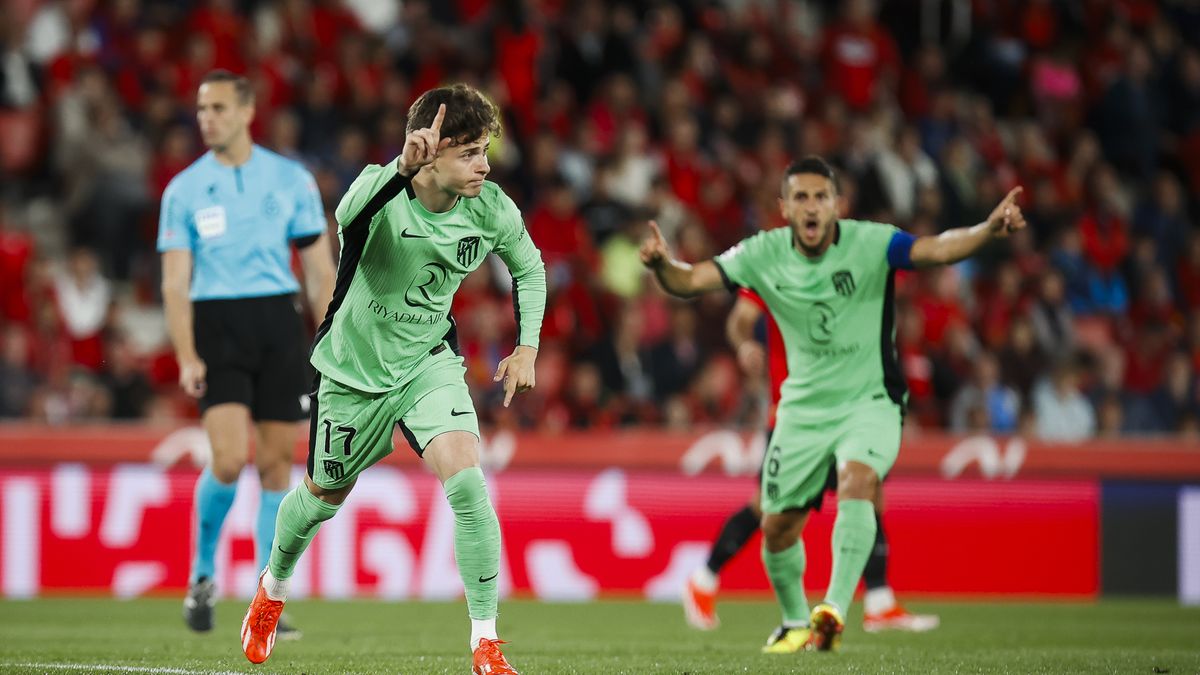 Atlético de Madrid gana al Mallorca para aferrarse a la Champions League