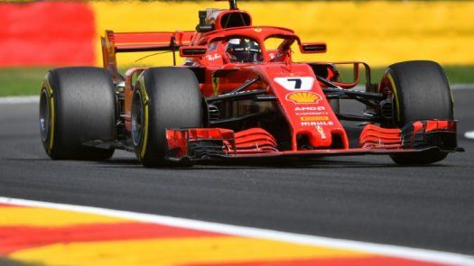 El Ferrari de Raikkonen domina los segundos libres en Bélgica