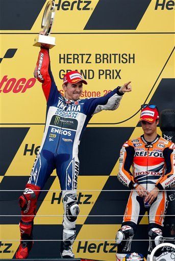 Jorge Lorenzo gana en Silverstone