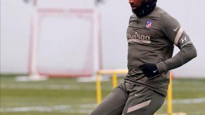 El delantero del Atlético Moussa Dembélé