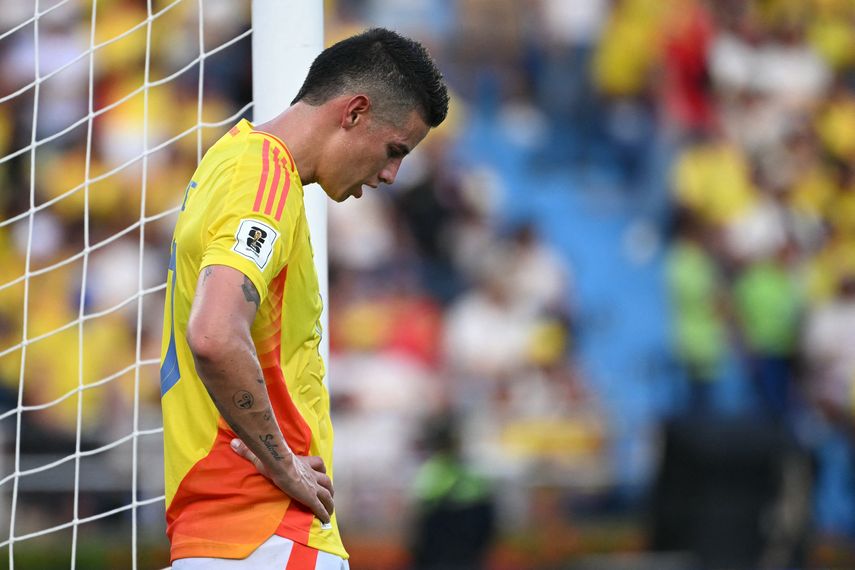 James Rodríguez: Dimos absolutamente todo hoy. Intentamos por todo lado vs Perú