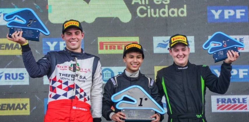 Sebastián NG logra el primer triunfo de un panameño en la Fórmula Argentina