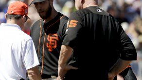 Otra lesión de Bumgarner aflige a los Gigantes