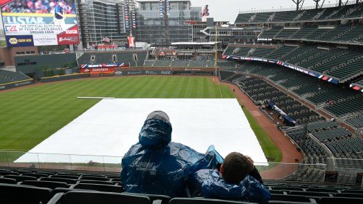 Lluvia impide el último de la serie entre Mets y Bravos