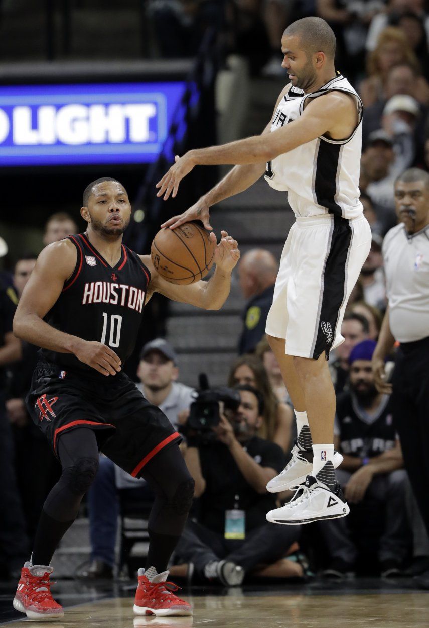 Spurs igualan serie tras ganar a Rockets, pierden a Parker