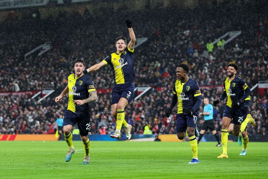 Premier League: Bournemouth supera al Manchester United