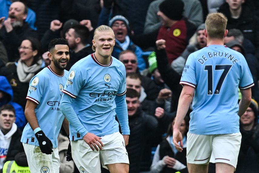 Manchester City gana con Hat Trick de Erling Haaland