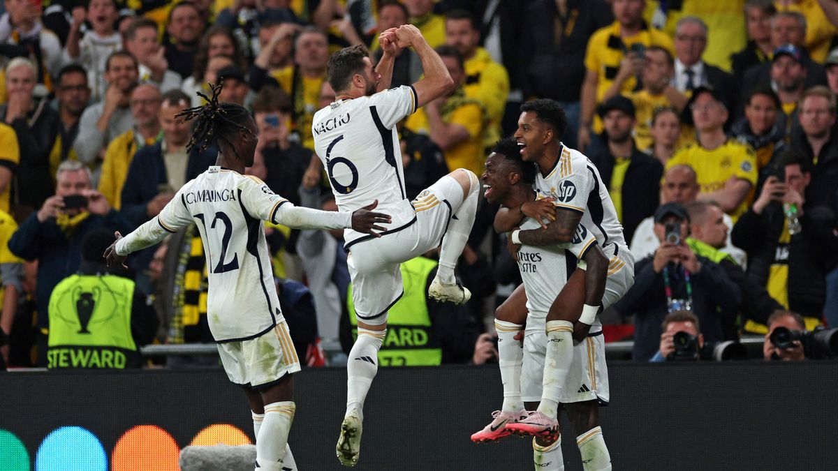 Champions League: El Real Madrid gana la 15 en duelo ante el Dortmund en Wembley