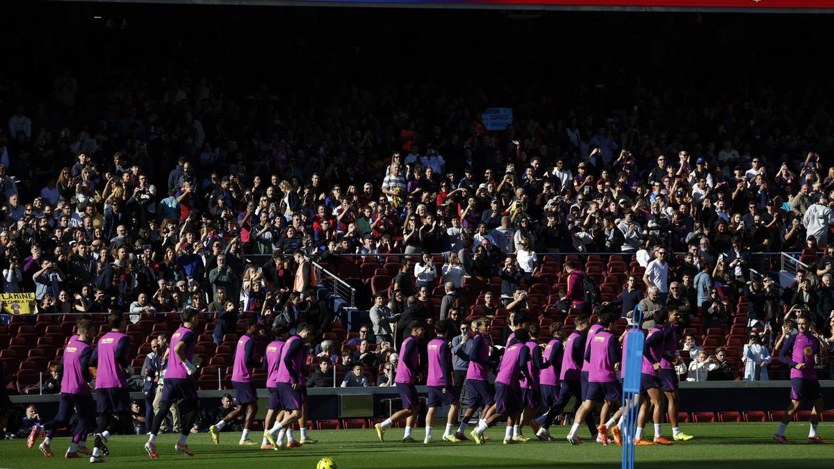 El FC Barcelona regresa a entrenar al Spotify Camp Nou El FC Barcelona regresa a entrenar al Spotify Camp Nou