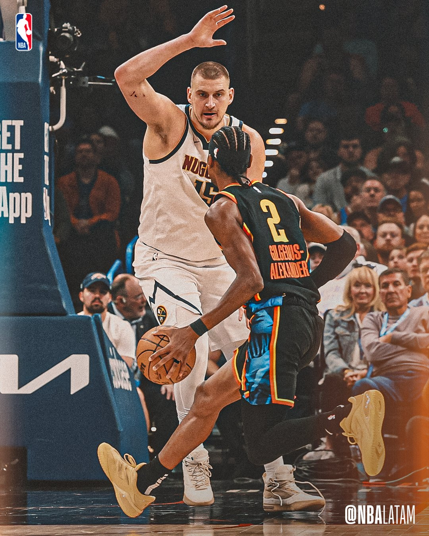 NBA: Shai Gilgeous-Alexander venció a Jokic en una duelo de favoritos al MVP