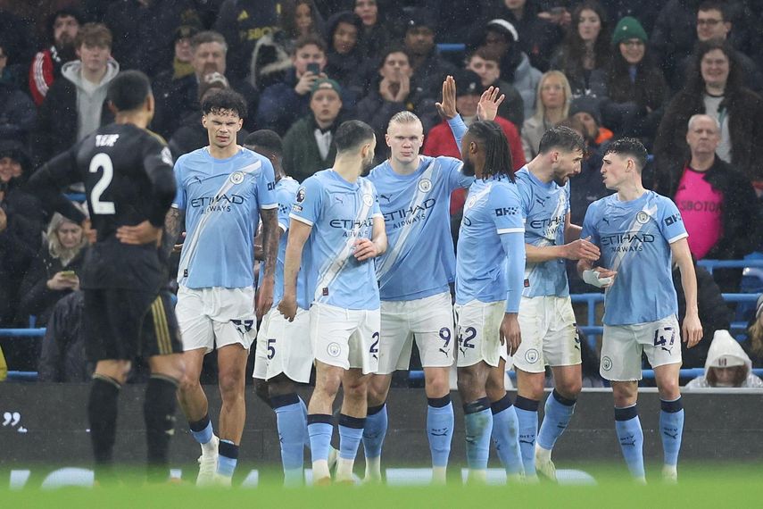 &nbsp;Manchester City goleó al Fulham en la jornada 26 de la Premier League