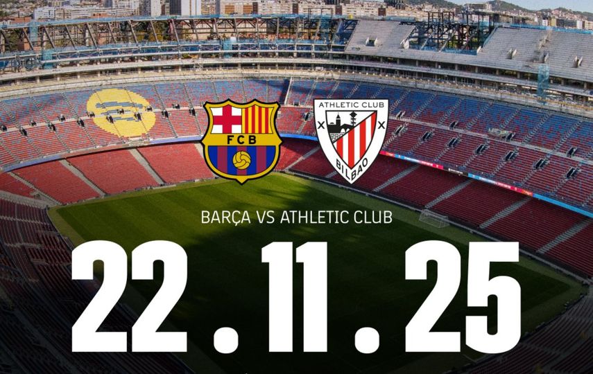 ¡OFICIAL!: El FC Barcelona recibirá al Athletic Club en el Spotify Camp Nou