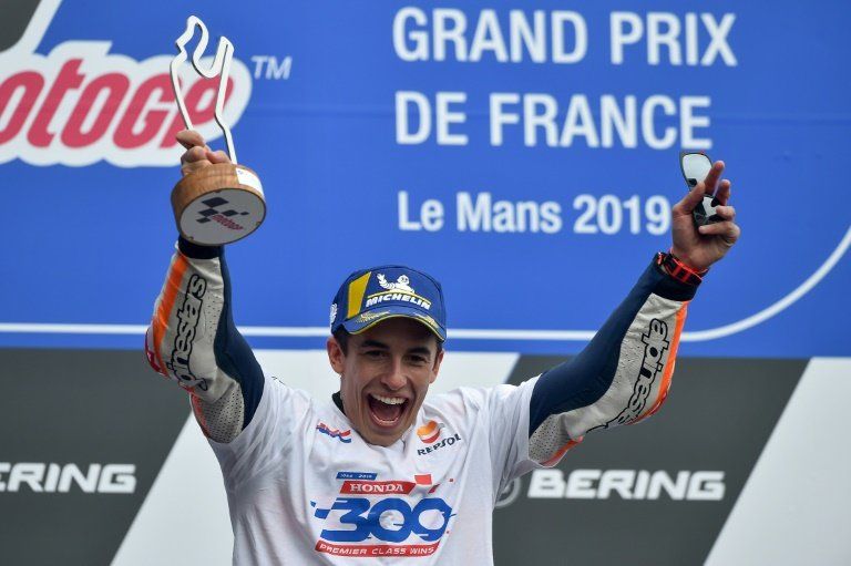 Márquez gana en Le Mans por delante de Dovizioso y Petrucci