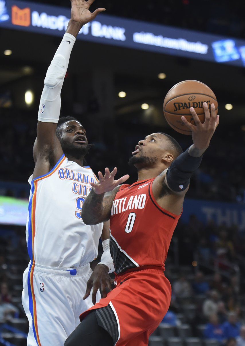 Lillard guía a Blazers a victoria sobre Thunder