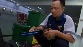 Un soldado tirador profesional