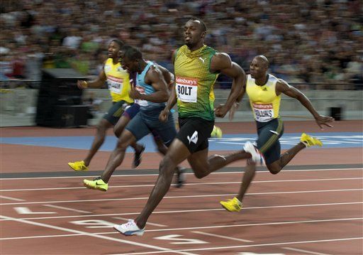 Bolt gana prueba de 100 metros en Londres