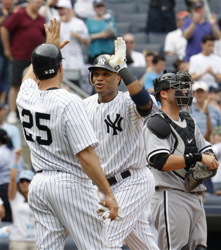 MLB: Yanquis 12, Medias Blancas 3; Teixeira pega cuatro hits