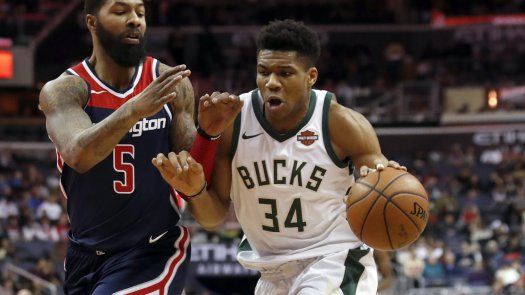 Giannis y Bledsoe comandan triunfo de Bucks sobre Wizards