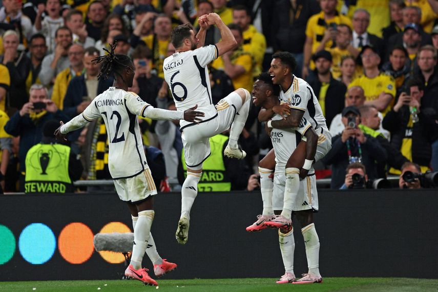 Champions League: El Real Madrid gana la 15 en duelo ante el Dortmund en Wembley
