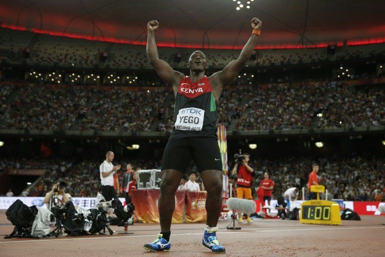El atleta keniano Julius Yego gana el título mundial de jabalina
