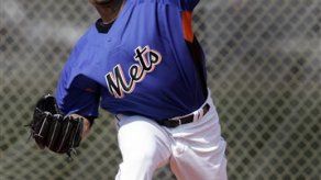 Santana se ve saludable y sin presiones con Mets
