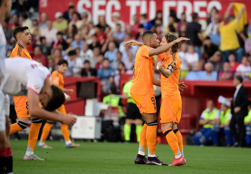 El Real Madrid vence al Sevilla con un Kylian Mbappé encendido