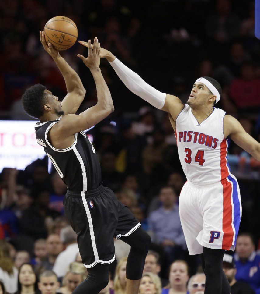 Con suplentes, Pistons ganan 115-103 a Nets