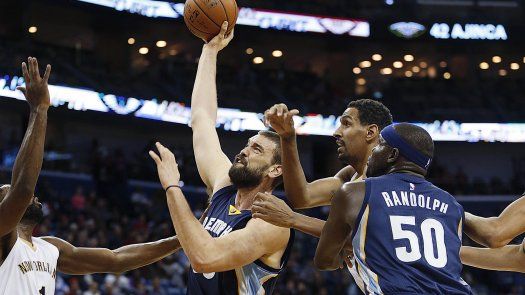 Gasol brilla con 38 puntos, Grizzlies vencen a Pelicans